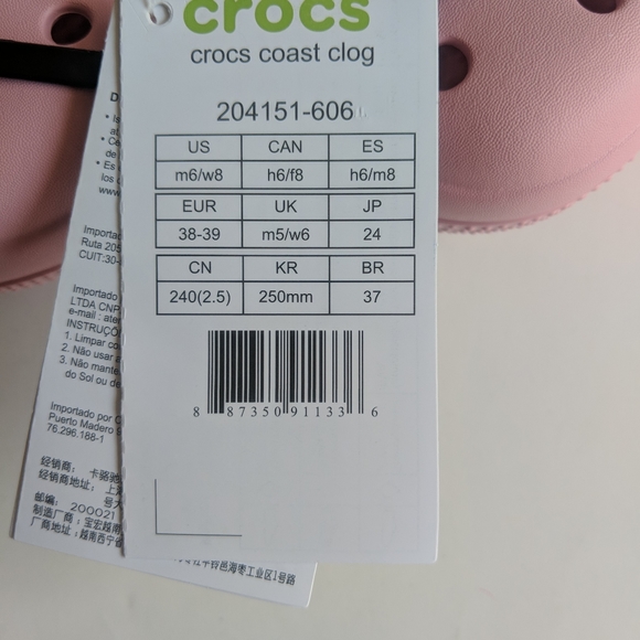 Crocs women size 8 (pink color) - Picture 2 of 5